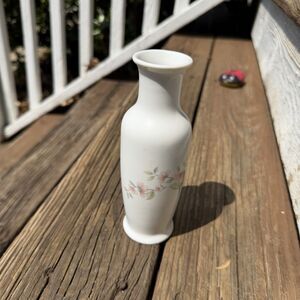 Vintage Princess House Exclusive Fine Porcelain Bud Vase Pink Floral Japan